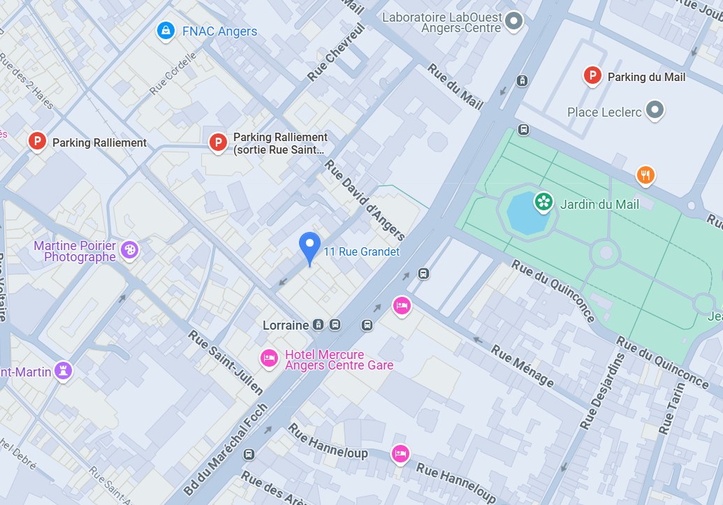 Carte de localisation du cabinet